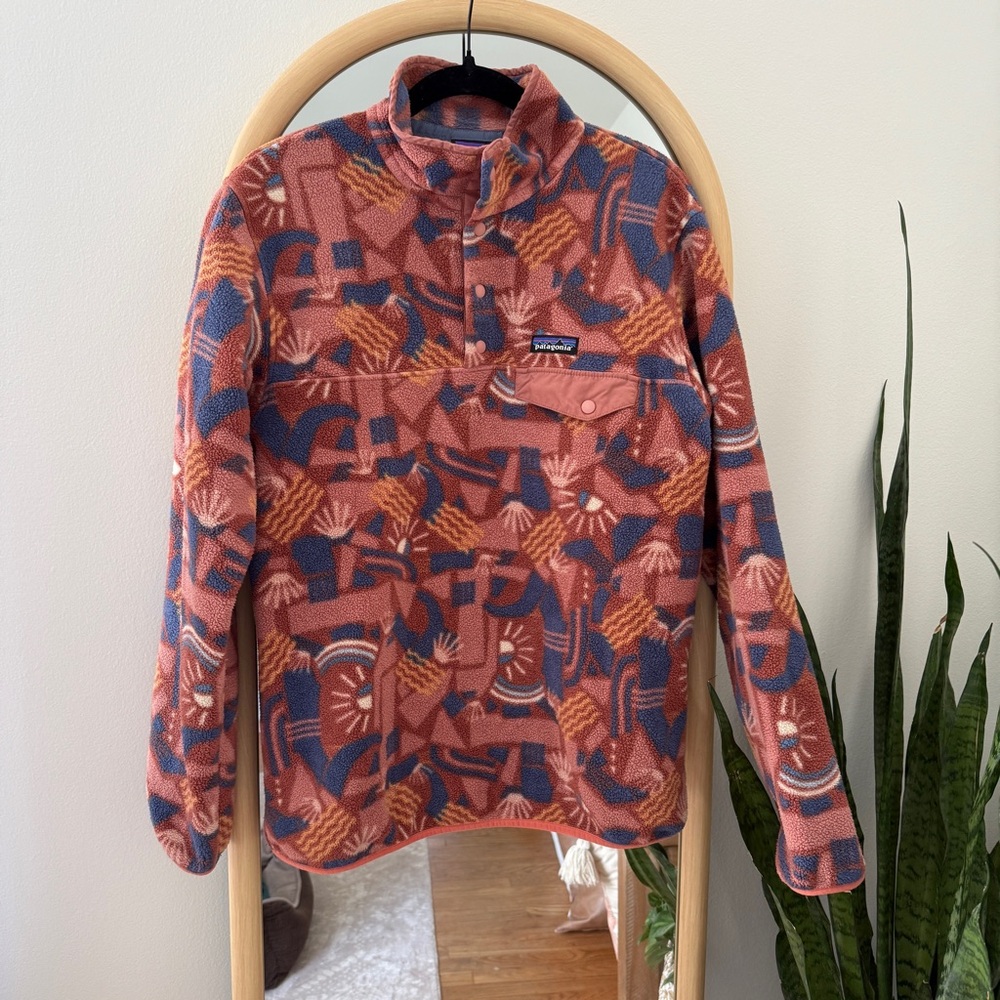 🌿 Patagonia Synchilla Fleece Pullover in Canyon Block